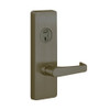 M4903A-613-LHR PHI Key Retracts Latchbolt Trim with A Lever Design for Apex and Olympian Series Exit Device in Oil Rubbed Bronze