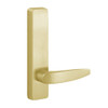 2902B-605-LHR PHI Dummy Trim with B Lever Design for Apex Series Narrow Stile Door Exit Device in Bright Brass Finish