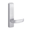 2902D-625-LHR PHI Dummy Trim with D Lever Design for Apex Series Narrow Stile Door Exit Device in Bright Chrome Finish