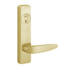 2903B-605-LHR PHI Key Retracts Latchbolt Trim with B Lever Design for Apex Series Narrow Stile Door Exit Device in Bright Brass Finish