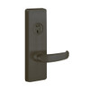 Y4908D-613-RHR PHI Key Controls Lever Trim with D Lever Design for Olympian Series Exit Device in Oil Rubbed Bronze Finish