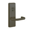 M4908C-613-LHR PHI Key Controls Lever Trim with C Lever Design for Apex and Olympian Series Exit Device in Oil Rubbed Bronze Finish