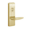 4914B-606-LHR PHI Lever Always Active with B Lever Design for Apex and Olympian Series Exit Device in Satin Brass Finish