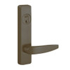 2908B-613-RHR PHI Key Controls Lever Trim with B Lever Design for Apex Series Narrow Stile Door Exit Device in Oil Rubbed Bronze Finish