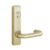 2914C-606-LHR PHI Lever Always Active with C Lever Design for Apex Series Narrow Stile Door Exit Device in Satin Brass Finish