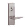VY4908B-630-LHR PHI Key Controls Lever Vandal Resistant Trim with B Lever Design for Olympian Series Exit Device in Satin Stainless Steel Finish