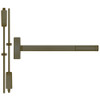 DE2203-613-48 PHI 2200 Series Non Fire Rated Apex Surface Vertical Rod Device with Delayed Egress Prepped for Key Retracts Latchbolt in Oil Rubbed Bronze Finish