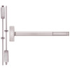 2208LBRCD-628-36 PHI 2200 Series Non Fire Rated Apex Surface Vertical Rod Device Prepped for Key Controls Lever/Knob in Satin Aluminum Finish