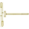 2215LBRCD-606-36 PHI 2200 Series Non Fire Rated Apex Surface Vertical Rod Device Prepped for Thumb Piece Always Active in Satin Brass Finish