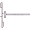 DEFL2215-630-36 PHI 2200 Series Fire Rated Apex Surface Vertical Rod Device with Delayed Egress Prepped for Thumb Piece Always Active in Satin Stainless Steel Finish