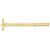 DE2403-605-48 PHI 2400 Series Non Fire Rated Apex Rim Exit Device with Delayed Egress Prepped for Key Retracts Latchbolt in Bright Brass Finish