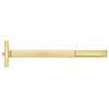 DEFL2401-605-48 PHI 2400 Series Fire Rated Apex Rim Exit Device with Delayed Egress Prepped for Cover Plate in Bright Brass Finish
