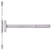 DEFL2614LBR-630-36 PHI 2600 Series Fire Rated Concealed Vertical Rod Exit Device with Delayed Egress Prepped for Lever Always Active in Satin Stainless Steel Finish
