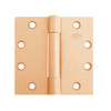 3PB1-4x4-639 IVES 3 Knuckle Plain Bearing Full Mortise Hinge in Satin Bronze Plated