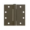 3CB1HW-5x4-5-641 IVES 3 Knuckle Concealed Bearing Full Mortise Hinge in Oxidized Satin Bronze