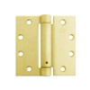 3SP1-4x4-632 IVES 3 Knuckle Spring Full Mortise Hinge in Bright Brass Plated