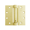 3SP1-4x4-633 IVES 3 Knuckle Spring Full Mortise Hinge in Satin Brass Plated