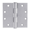 5PB1-4x4-626 IVES 5 Knuckle Plain Bearing Full Mortise Hinge in Satin Chrome