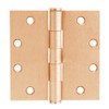 5PB1-4-5x4-5-639 IVES 5 Knuckle Plain Bearing Full Mortise Hinge in Satin Bronze Plated