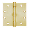 5BB1-4x4-606 IVES 5 Knuckle Ball Bearing Full Mortise Hinge in Satin Brass 5BB1-4x4-606 IVES 5 Knuckle Ball Bearing Full Mortise Hinge in Satin Brass