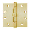 5BB1-5x5-633 IVES 5 Knuckle Ball Bearing Full Mortise Hinge in Satin Brass Plated