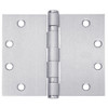 5BB1WT-5x8-652 IVES 5 Knuckle Ball Bearing Full Mortise Wide Throw Hinge in Satin Chrome Plated