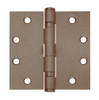 5BB1-4-5x4-643-TW4 IVES 5 Knuckle Ball Bearing Full Mortise Hinge with Electric Thru-Wire in Satin Bronze-Blackened