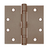 5BB1-4-5x4-643-TW8 IVES 5 Knuckle Ball Bearing Full Mortise Hinge with Electric Thru-Wire in Satin Bronze-Blackened