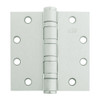 5BB1HW-4-5x4-646-TW4 IVES 5 Knuckle Ball Bearing Full Mortise Hinge with Electric Thru-Wire in Satin Nickel Plated