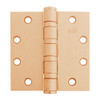 5BB1HW-4-5x4-612-TW4 IVES 5 Knuckle Ball Bearing Full Mortise Hinge with Electric Thru-Wire in Satin Bronze