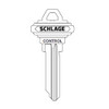 35-056-EF Schlage Lock Control Key Blank Standard Bow Embossed Both Sides