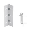 026XY-US28-120 IVES Full Mortise Continuous Geared Hinges in Satin Aluminum