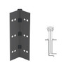 040XY-315AN-95 IVES Full Mortise Continuous Geared Hinges in Anodized Black