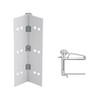 045XY-US28-83 IVES Adjustable Half Surface Continuous Geared Hinges in Satin Aluminum