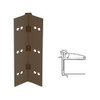 045XY-313AN-120 IVES Adjustable Half Surface Continuous Geared Hinges in Dark Bronze Anodized