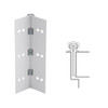 027XY-US28-120-EPT IVES Full Mortise Continuous Geared Hinges with Electrical Power Transfer Prep in Satin Aluminum