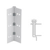 027XY-US28-95-SECHM IVES Full Mortise Continuous Geared Hinges with Security Screws - Hex Pin Drive in Satin Aluminum