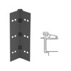 053XY-315AN-83-SECHM IVES Adjustable Half Surface Continuous Geared Hinges with Security Screws - Hex Pin Drive in Anodized Black