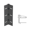 046XY-315AN-95-SECWDHM IVES Adjustable Half Surface Continuous Geared Hinges with Security Screws - Hex Pin Drive in Anodized Black