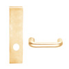 L9010-03L-606 Schlage L Series Passage Latch Commercial Mortise Lock with 03 Cast Lever Design in Satin Brass