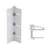 046XY-US28-83-WD IVES Adjustable Half Surface Continuous Geared Hinges with Wood Screws in Satin Aluminum