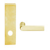 L9440-01N-605 Schlage L Series Privacy with Deadbolt Commercial Mortise Lock with 01 Cast Lever Design in Bright Brass