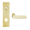 L9050P-01N-606 Schlage L Series Entrance Commercial Mortise Lock with 01 Cast Lever Design in Satin Brass