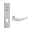 L9070P-OME-L-630 Schlage L Series Classroom Commercial Mortise Lock with Omega Lever Design in Satin Stainless Steel