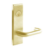 L9080P-03N-606 Schlage L Series Storeroom Commercial Mortise Lock with 03 Cast Lever Design in Satin Brass