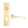 L9080P-12L-612-LH Schlage L Series Storeroom Commercial Mortise Lock with 12 Cast Lever Design in Satin Bronze