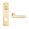 L9456P-01N-612 Schlage L Series Corridor with Deadbolt Commercial Mortise Lock with 01 Cast Lever Design in Satin Bronze