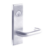 L9456P-03N-625 Schlage L Series Corridor with Deadbolt Commercial Mortise Lock with 03 Cast Lever Design in Bright Chrome