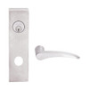 L9456P-12N-629-LH Schlage L Series Corridor with Deadbolt Commercial Mortise Lock with 12 Cast Lever Design in Bright Stainless Steel