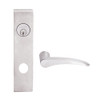 L9456P-12L-629-LH Schlage L Series Corridor with Deadbolt Commercial Mortise Lock with 12 Cast Lever Design in Bright Stainless Steel